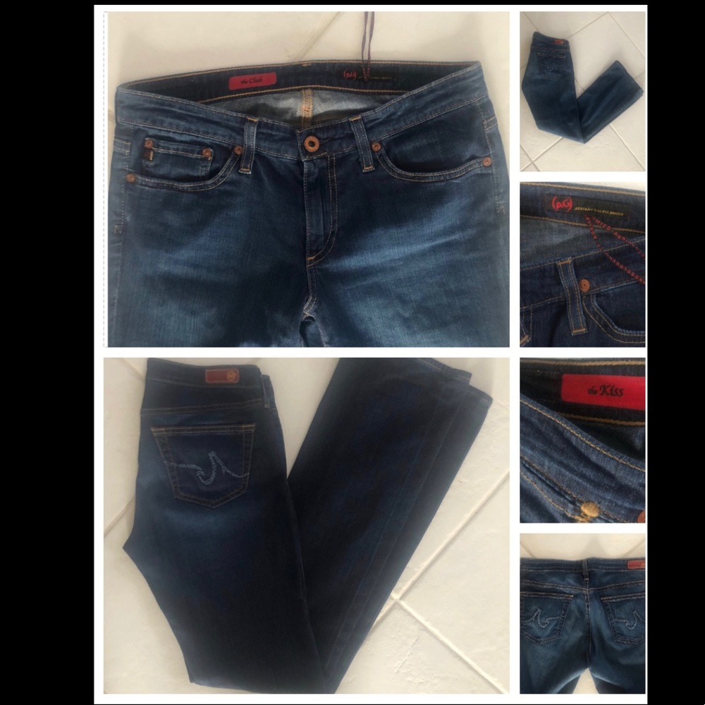 AG ADRIANO GOLDSCHMIED THE KISS JEANS MADE IN USA